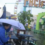 Powerful holiday storm lashes Southern California and threatens mudslides in fire-scarred areas