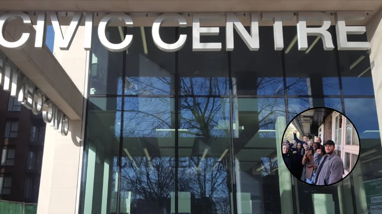 Lambeth Council Disrupted by Acorn Bailiff Protesters