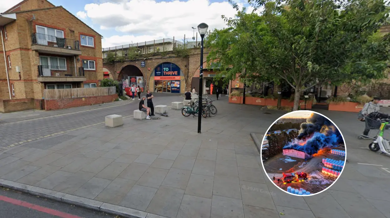Massive Queens Road Peckham Fire Disrupts South London Trains