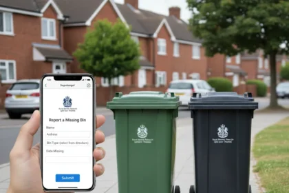 How to report a missing bin in Kingston upon Thames