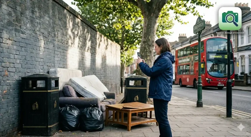 How to report fly-tipping in Greenwich easily
