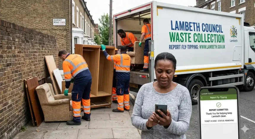 How to report fly-tipping in Lambeth for fast removal