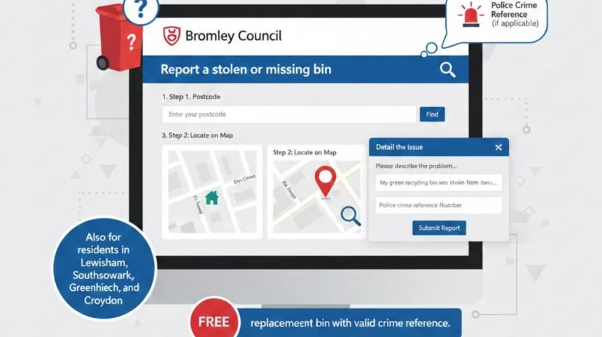 How to report stolen bins using Bromley Council