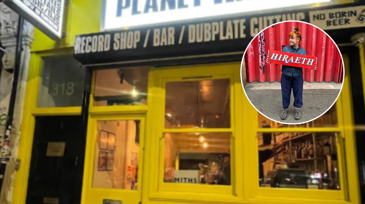 Trin Brierley Hand-Paints Shop Signs in South London