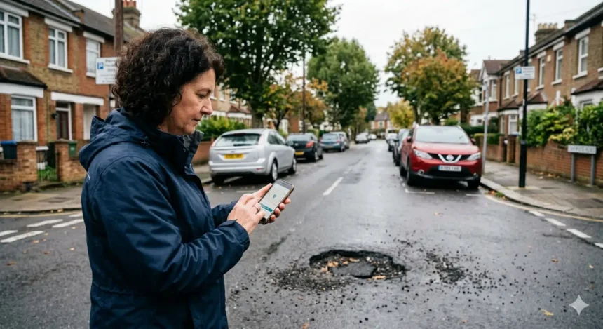 How to report Croydon potholes via Love Clean Streets