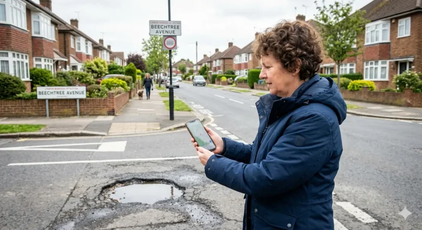 How to report Sutton potholes and pavement trips