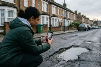 How to report dangerous potholes to Lambeth Council