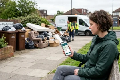 How to report fly-tipping to Sutton Council online