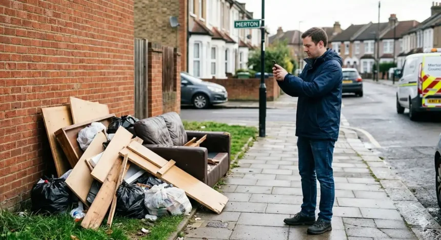 How to report illegal dumping in Merton today