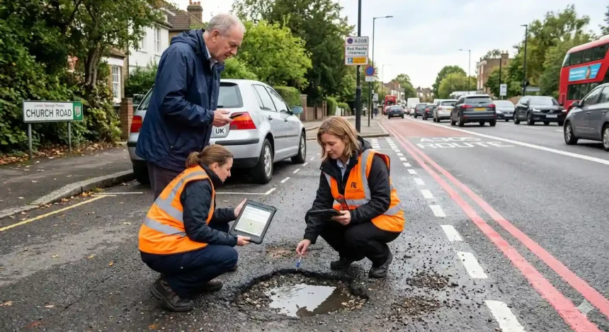 How to report road defects in Richmond upon Thames