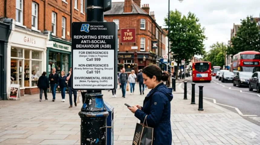 How to report street ASB in Richmond upon Thames