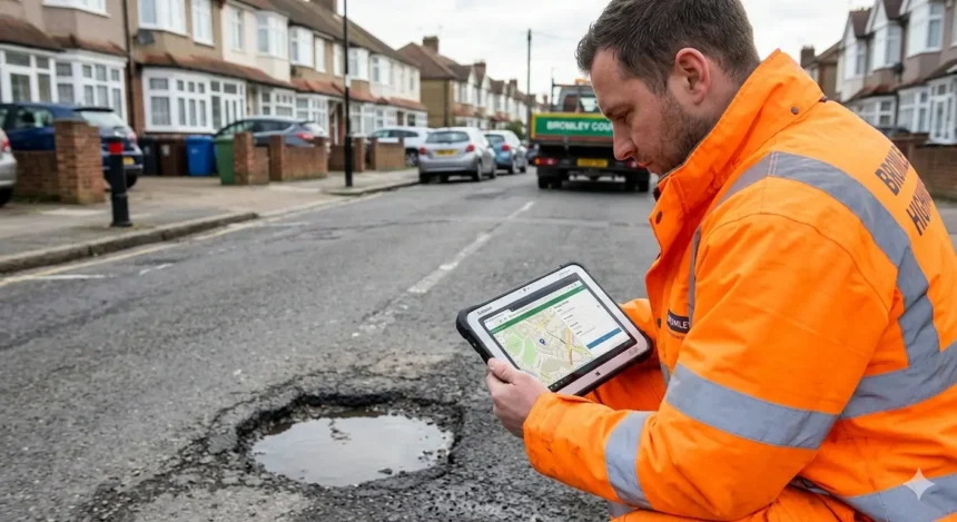 How to use Bromley's new portal for pothole reports