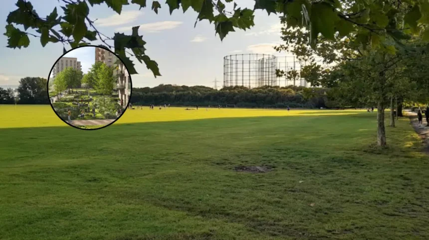 586 Homes at Motspur Park Gasholders Decided by Sadiq Khan 2026