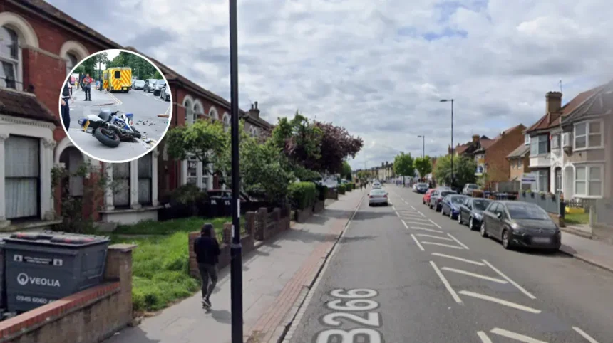 Croydon Motorcyclist Crash: Hospital Rush, Thornton Heath 2026