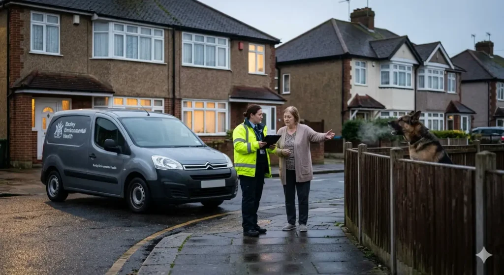 What is a barking‑dog nuisance in Bexley?