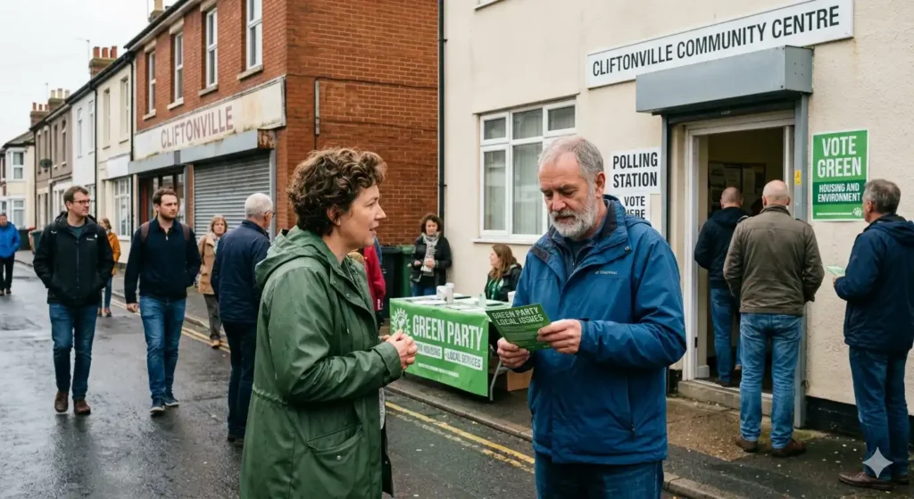 How does the Cliftonville contest fit into national political trends?