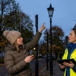 How to report Greenwich street light issues and dark spots