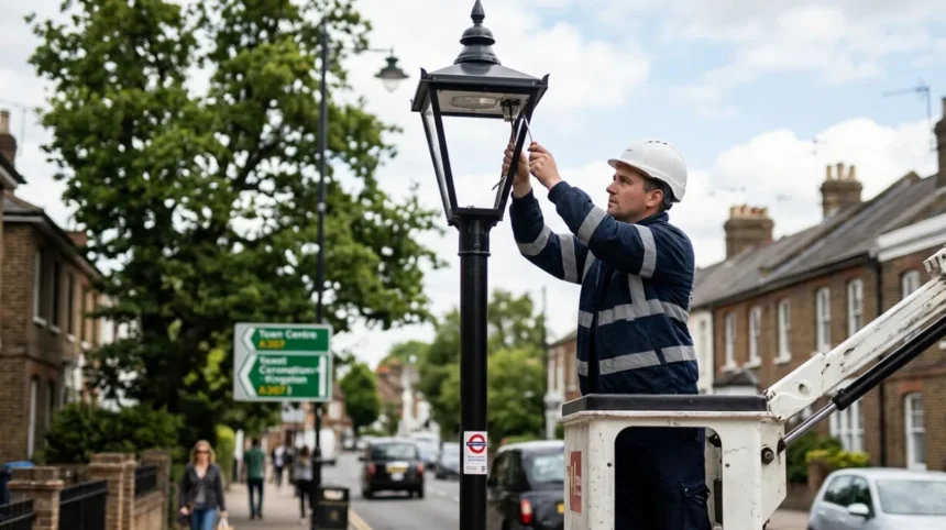 How to report faulty street lights in Kingston upon Thames