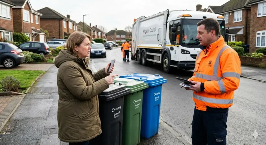 How to report missed bins in Kingston upon Thames