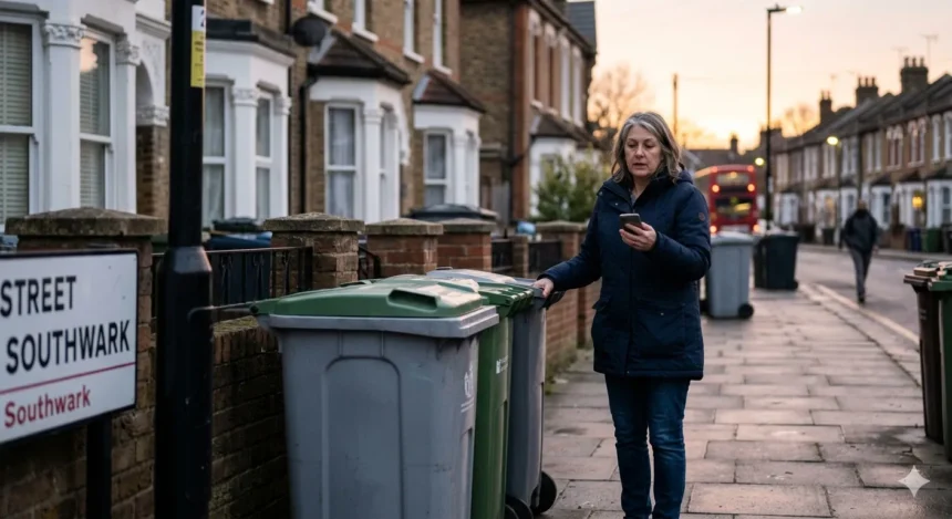 How to report missed bins in Southwark by 10pm