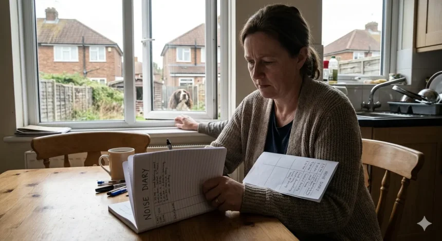 How to use the Bromley noise diary for barking dog reports