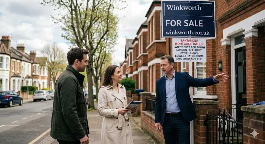 Santander mortgage rate cuts for South London homebuyers 2026