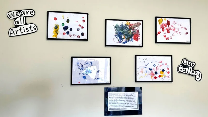 South Croydon nursery marks World Art Day with creative exhibition