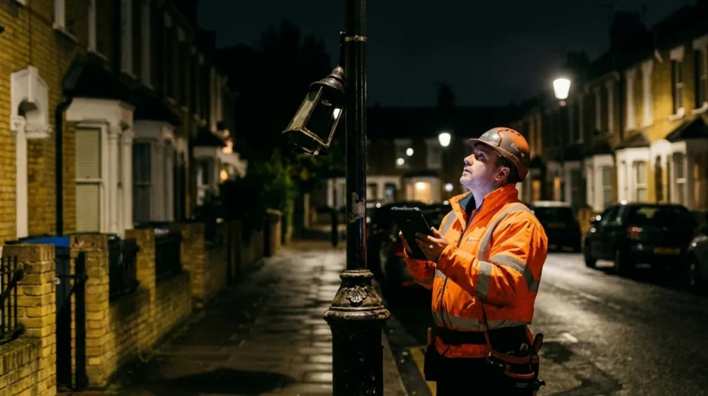 Why is it important to report broken street lights?