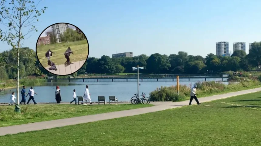 Hero Stops Machete Fight in Burgess Park, London 2026