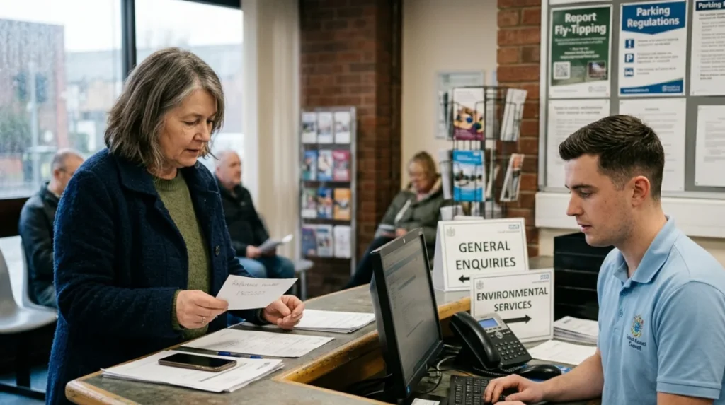 How can residents follow up on their report?