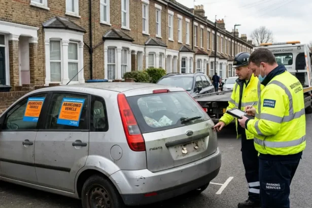 How to report a dumped car in Southwark for quick towing