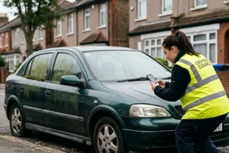 How to report an abandoned vehicle in Croydon via the app