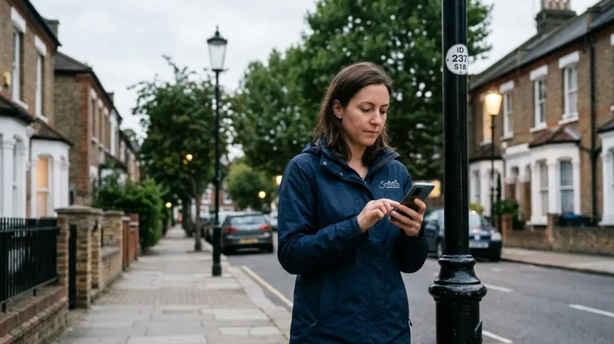 How to report street light faults to Southwark Council