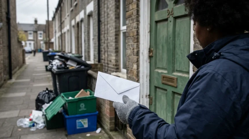 How to send an anonymous 'Dear Neighbor' card for bin issues
