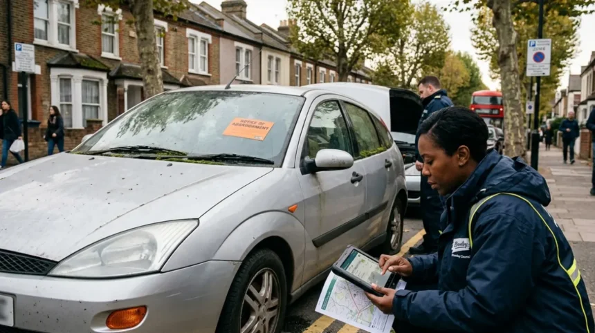 How to use the Bromley abandoned vehicle reporting tool