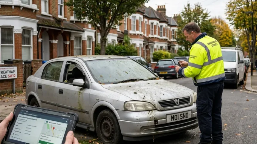 How to use the Wandsworth portal for abandoned vehicles