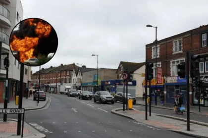 Thornton Heath fire tears through flats on Lenham Road in 2026