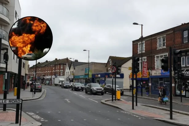 Thornton Heath fire tears through flats on Lenham Road in 2026