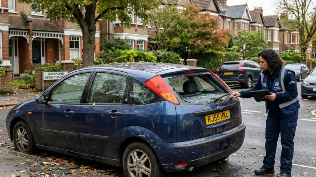 What counts as a dumped vehicle in Richmond upon Thames?