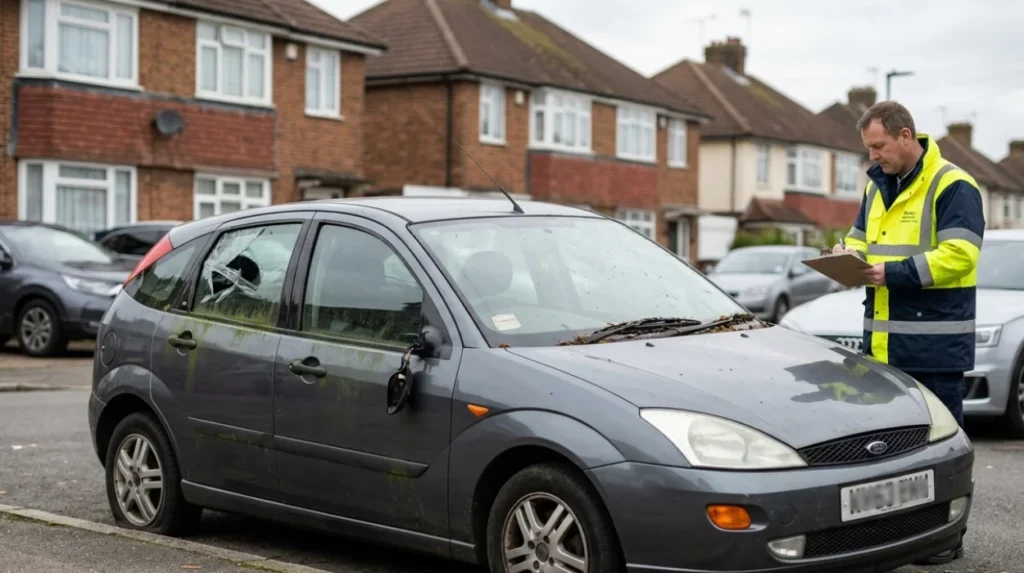 What counts as an abandoned car in Bexley?