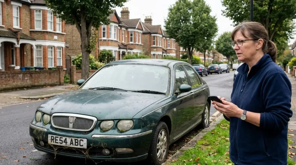 What counts as an abandoned vehicle in Merton?