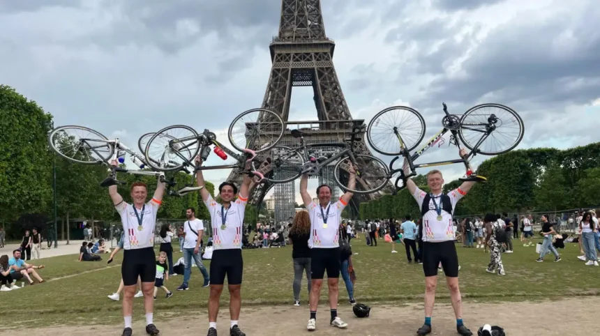 East Grinstead Cyclist Leads 600-Mile Cancer Charity Ride