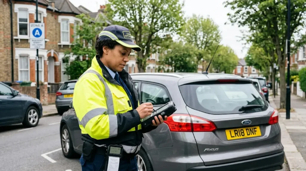 How do civil enforcement officers verify virtual permits?