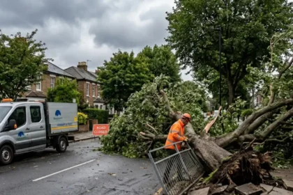 How to report a fallen tree in Wandsworth via WhatsApp