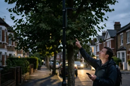 How to report a tree blocking street lights in Kingston
