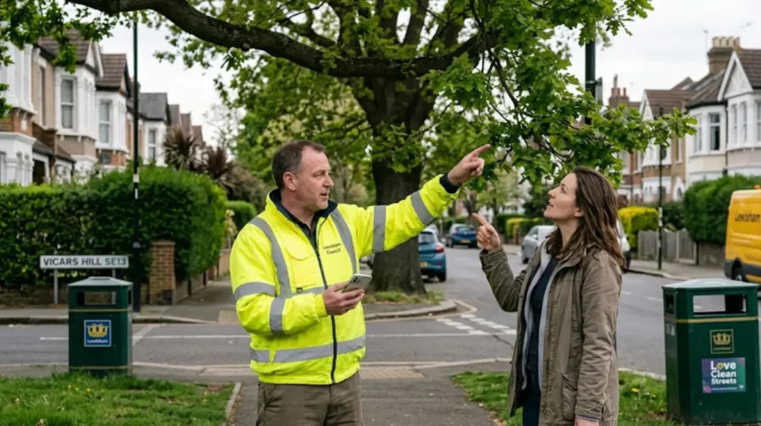 How to report overhanging branches in Lewisham for 2026