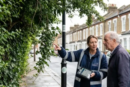 How to report overhanging vegetation in Greenwich online