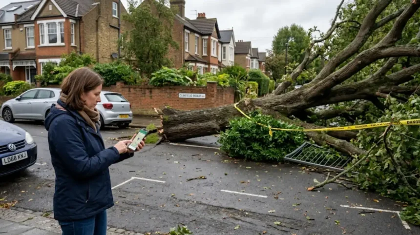 How to use Bromley’s map to report a fallen street tree