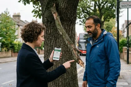How to use Southwark’s portal for reporting tree hazards