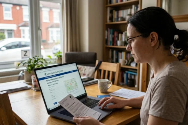 How to use the Sutton parking portal for resident permits